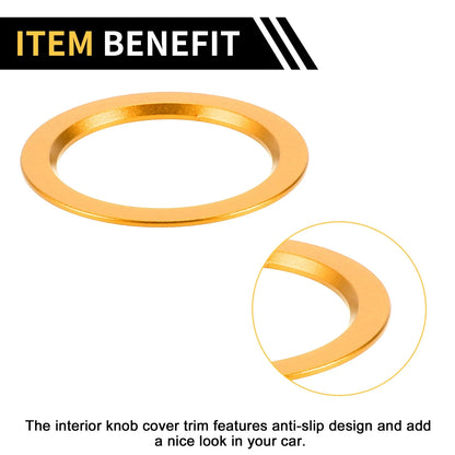 Engine Start Stop Button Knob Cover Ring for Toyota Tacoma (2016-2023) Gold