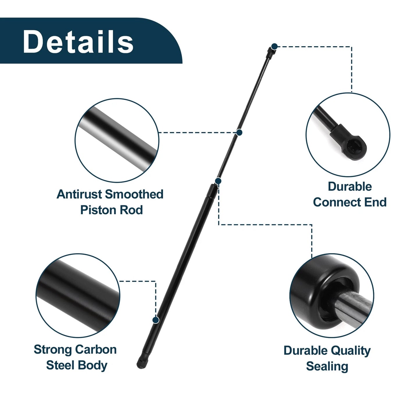Hood Lift Supports 2 x Struts for BMW Z4 Convertible/Coupe (2003-2008)