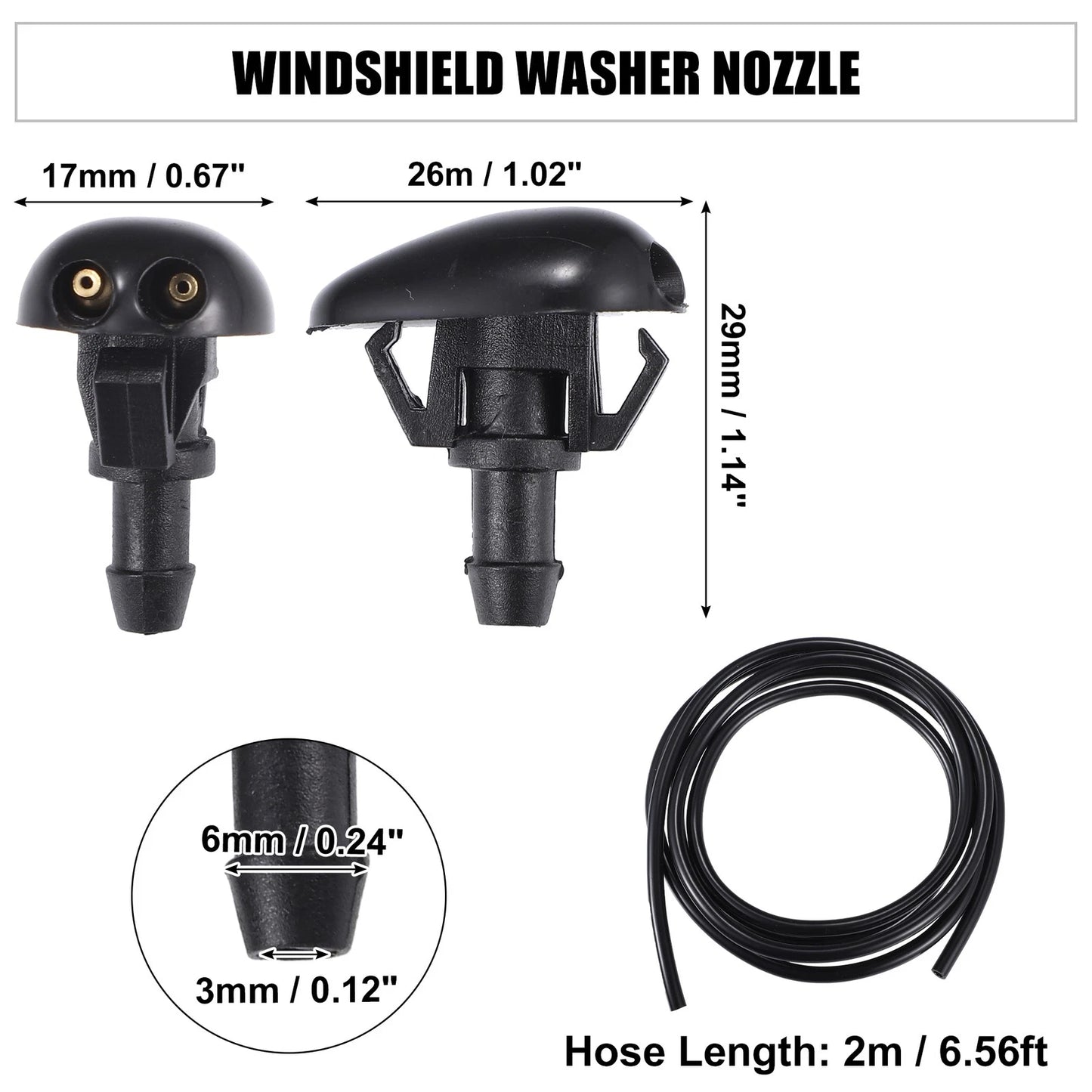 Windshield Washer Nozzle Spray for Nissan Frontier (2005-2023)