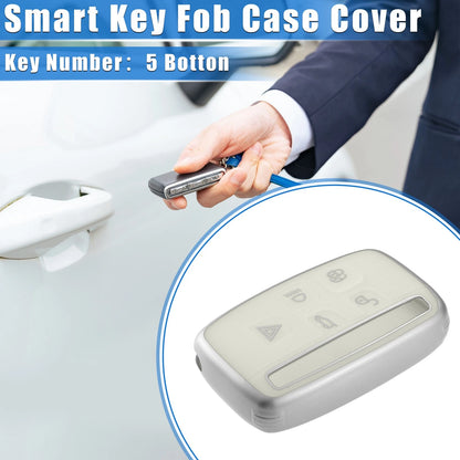 5 Button Key Fob Shell Cover for Land Rover Range Rover (2010-2018) White