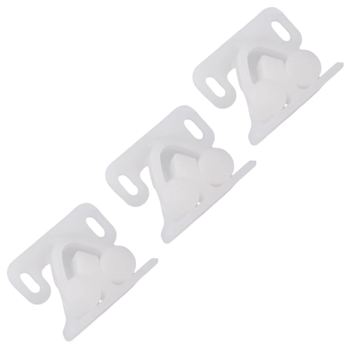 3-Pcs Marine Boat Ball-Catch Door Cupboard Roller Latch ABS Plastic