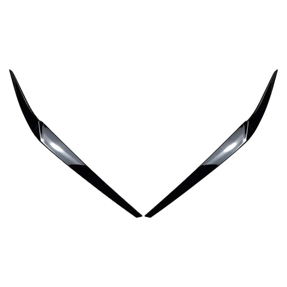 Gloss Black Headlight Eyelid Trim for BMW 5 Series G30 2017-2023