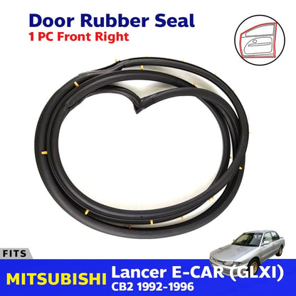 Door Rubber Weatherstrip Front RH Fits Mitsubishi Lancer E-CAR CB2 Sedan 1992-96