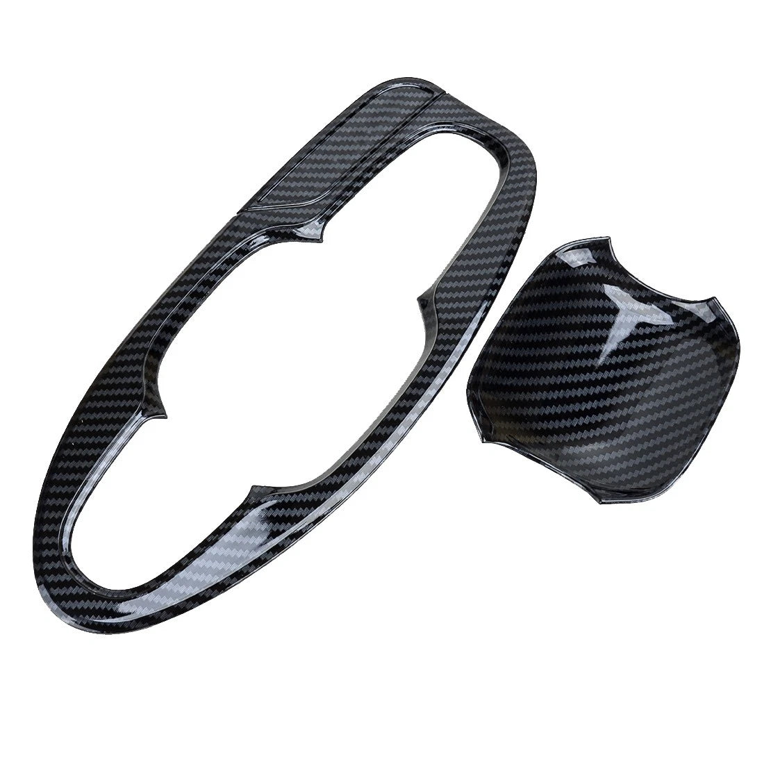 Carbon Fiber Door Handle Bowl Cover Trim for Subaru Forester