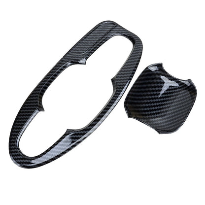 Carbon Fiber Door Handle Bowl Cover Trim for Subaru Forester