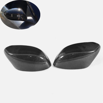 Real Carbon Fiber Stick-on Side Mirror Shell Cover Caps for BMW Z4 E85 2002-2008