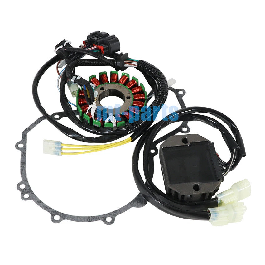 Stator Coil, Regulator Rectifier, Gasket for Polaris Predator 500, Outlaw 500 (2006-2007)