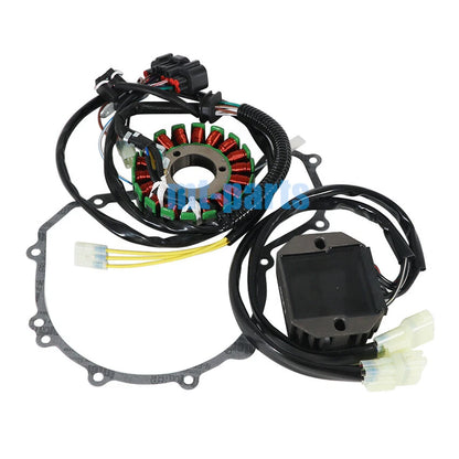 Stator Coil, Regulator Rectifier, Gasket for Polaris Predator 500, Outlaw 500 (2006-2007)