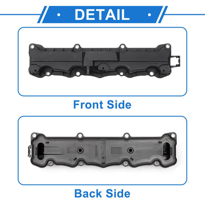 Engine Valve Cover for Peugeot 207 (2008-2013) Plastic 1 Pcs