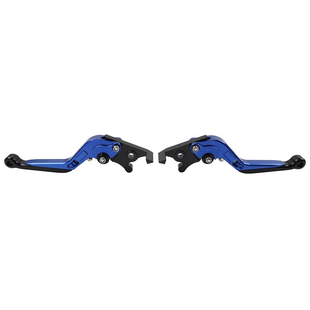 CNC Blue Extendable Brake Clutch Levers for Kawasaki ZX636R ZX6RR (2005-2006)