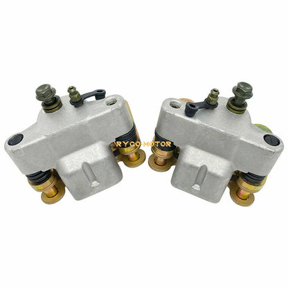 2 x Front & Rear Brake Master Cylinders & Calipers W/Pads for Polaris ATP