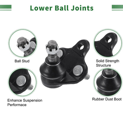 4pcs Front Suspension Kit Sway Bar Links Ball Joints for Toyota RAV4 (2001-2023)