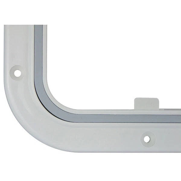 Access Hatch White Europa 375x280mm Italian ASA Plastic Made in Italy