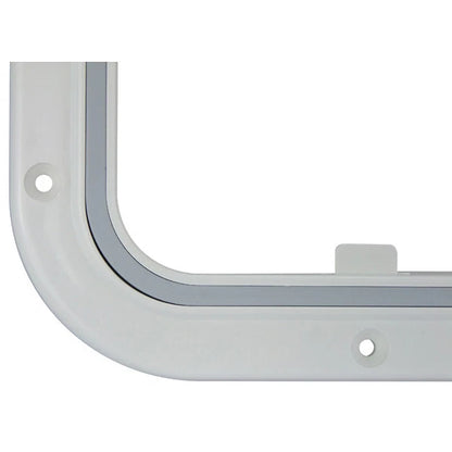 Access Hatch White Europa 375x280mm Italian ASA Plastic Made in Italy