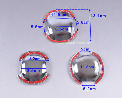 Chrome Door Handle Trim Covers for Toyota RAV4 2012-2013 (06+)