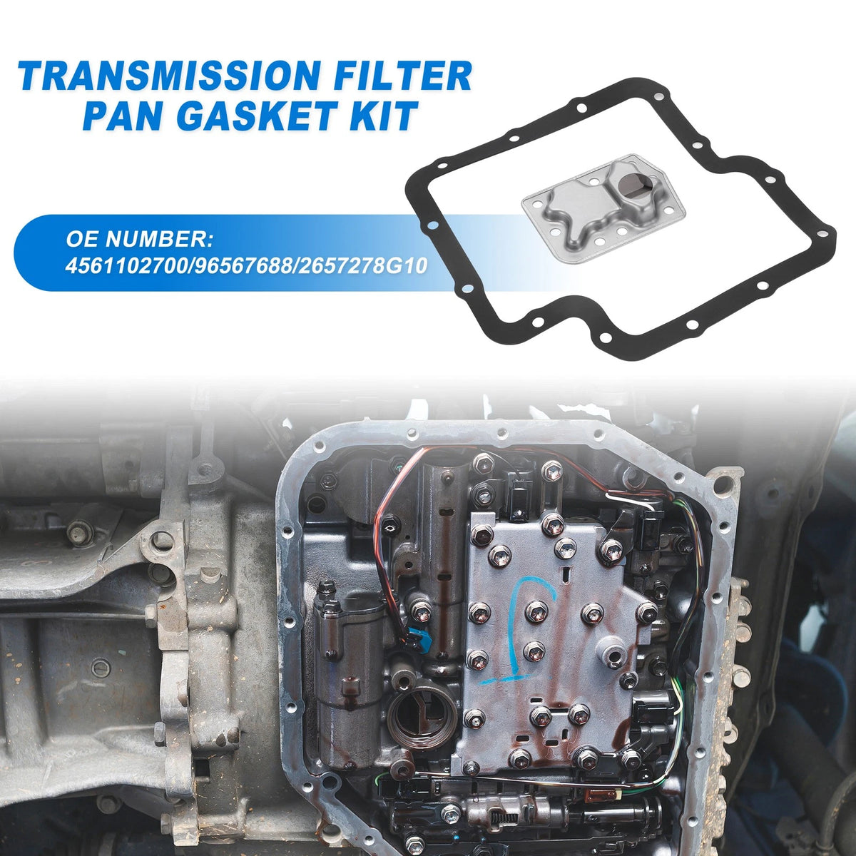 JF402 Car Transmission Filter Oil Pan Gasket Kit for CHEVROLET