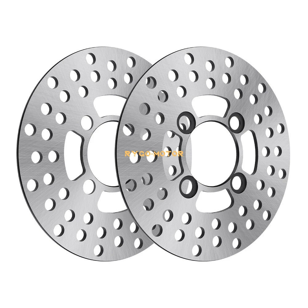 2 x Front Brake Disc Rotor for Yamaha Raptor 125 YFM125 (2011–2013)
