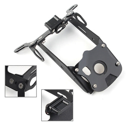 Black License Plate Holder Fender Eliminator for Yamaha MT-09 (2021-2022)