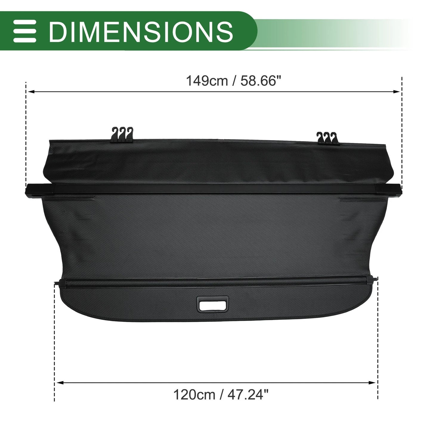 Trunk Retractable Cargo Cover for Ford S-Max (2007-2015)