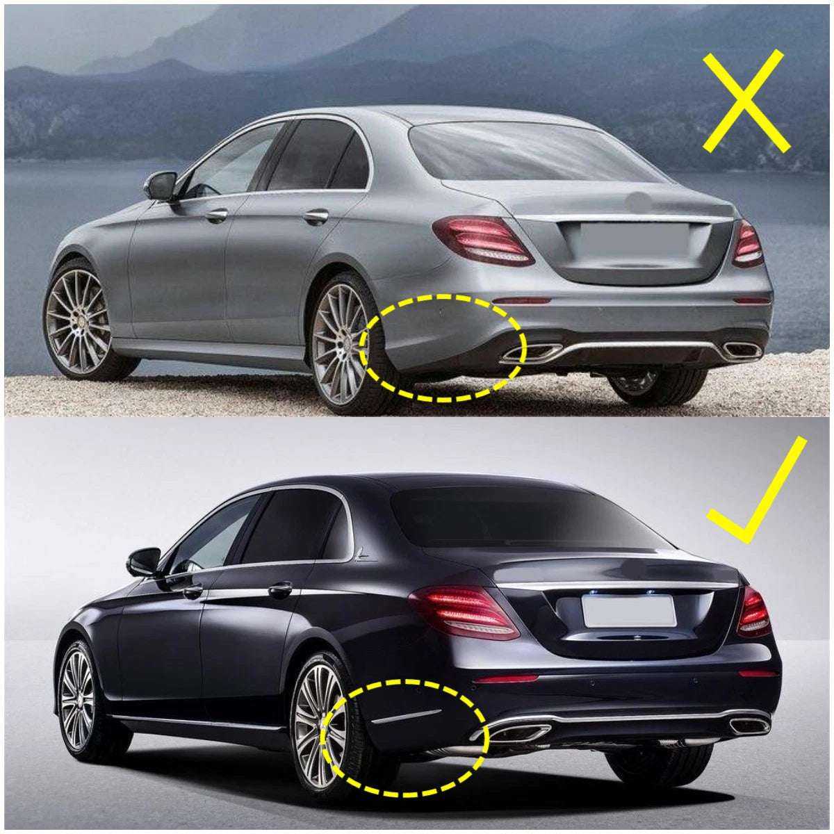 Mud Flaps for Mercedes Benz E-Class Sedan W213 (2017-2023)