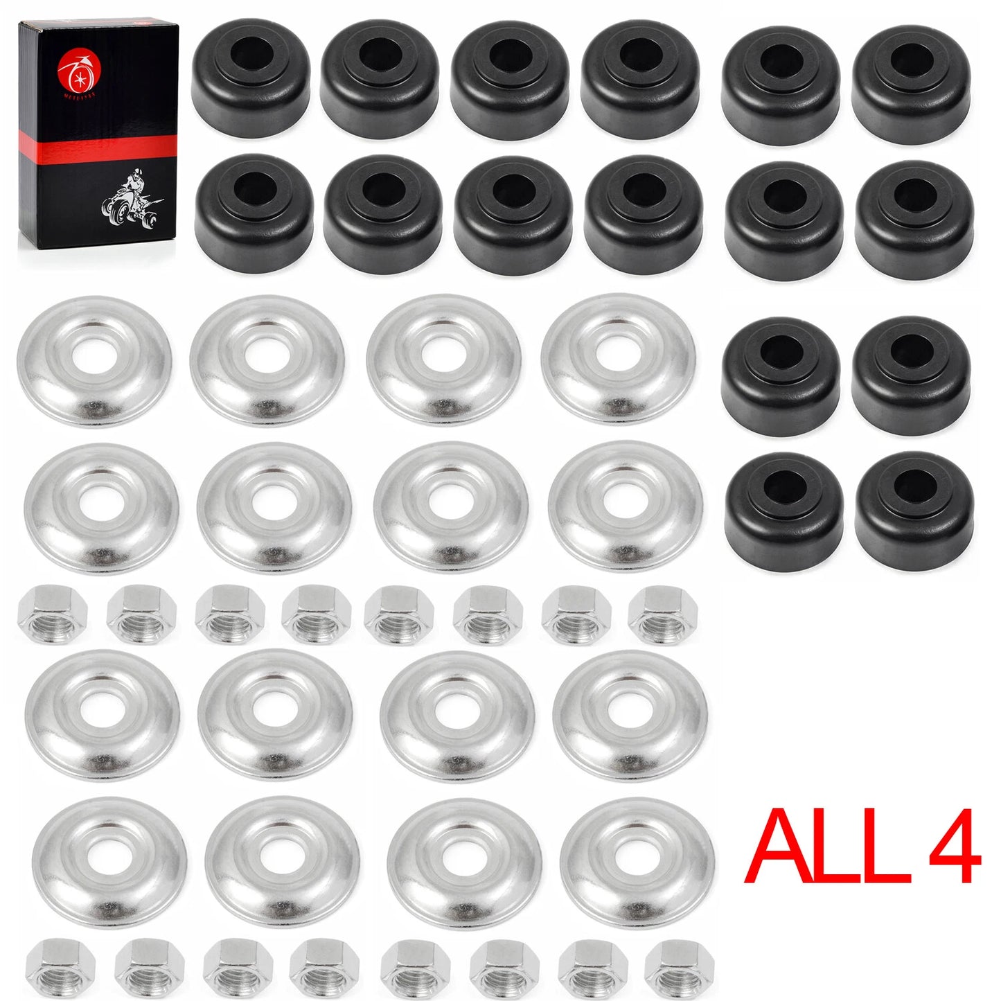 All 4 Shock Bushing for EZGO TXT Marathon