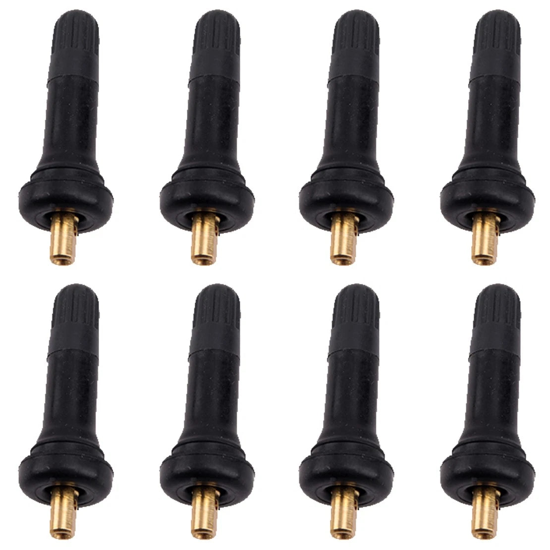 8x Rubber Tire Valve Stems for Chevrolet Ford Dodge Chrysler Cadillac