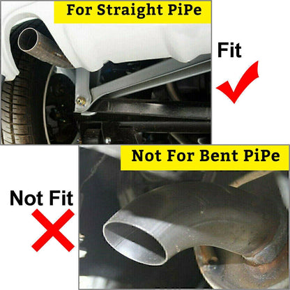 Stainless Steel Exhaust Pipe Tail Muffler Tip for Car Accessories (All Years)