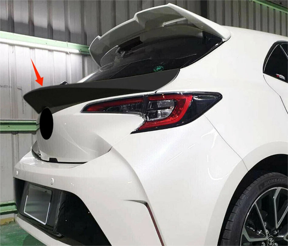 Unpainted Rear Middle Spoiler Wing for Toyota Corolla Hatchback (2019-2024)