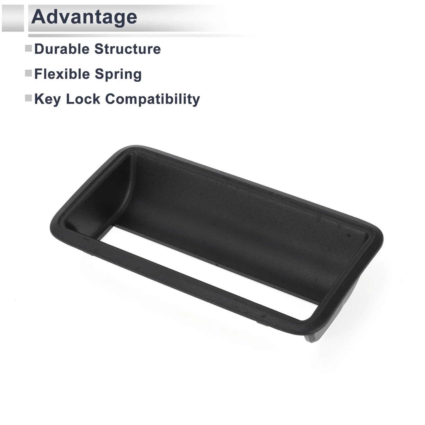 Exterior Door Tailgate Handles for GMC C1500 C2500 ABS Black (1988-2002)