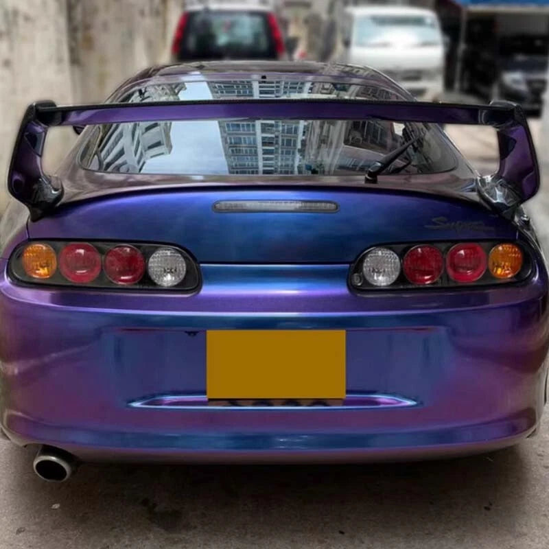 REAL Carbon Fiber Rear Trunk Spoiler Wing For Toyota Supra MK4 A80 J-DM 1993-98