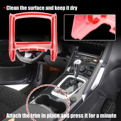 1 x Cup Holder Cover Trim Decor Sticker for Dodge Charger Chrysler