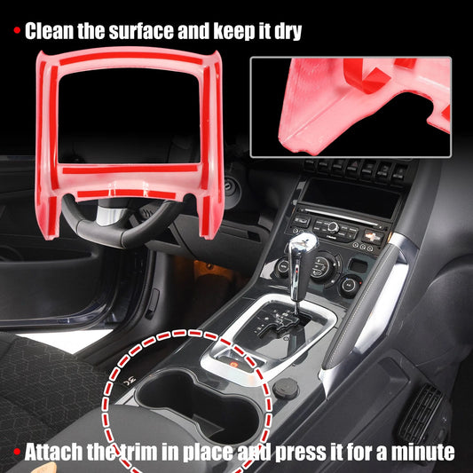 1 x Cup Holder Cover Trim Decor Sticker for Dodge Charger Chrysler