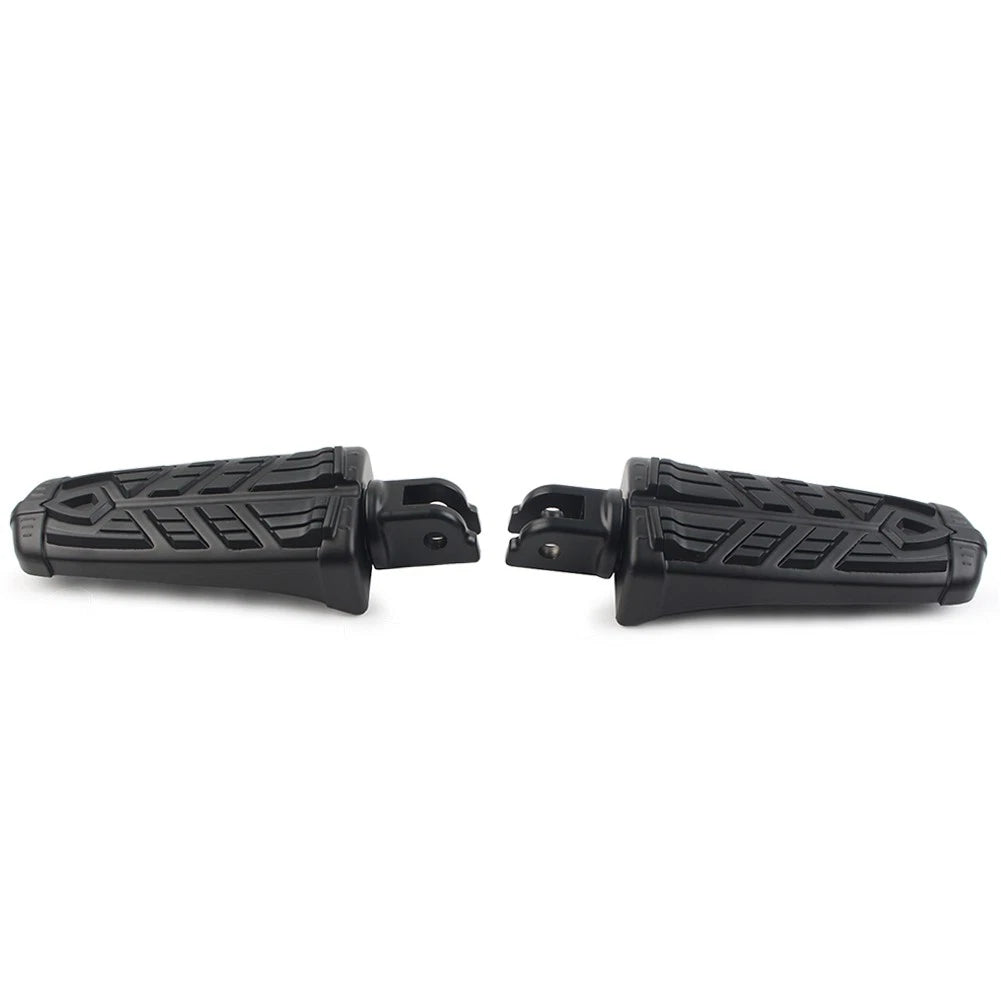 Black Front Footrests Rider Footpegs for Harley FXBB FXBR FXBRS FXLR (2018-2023)