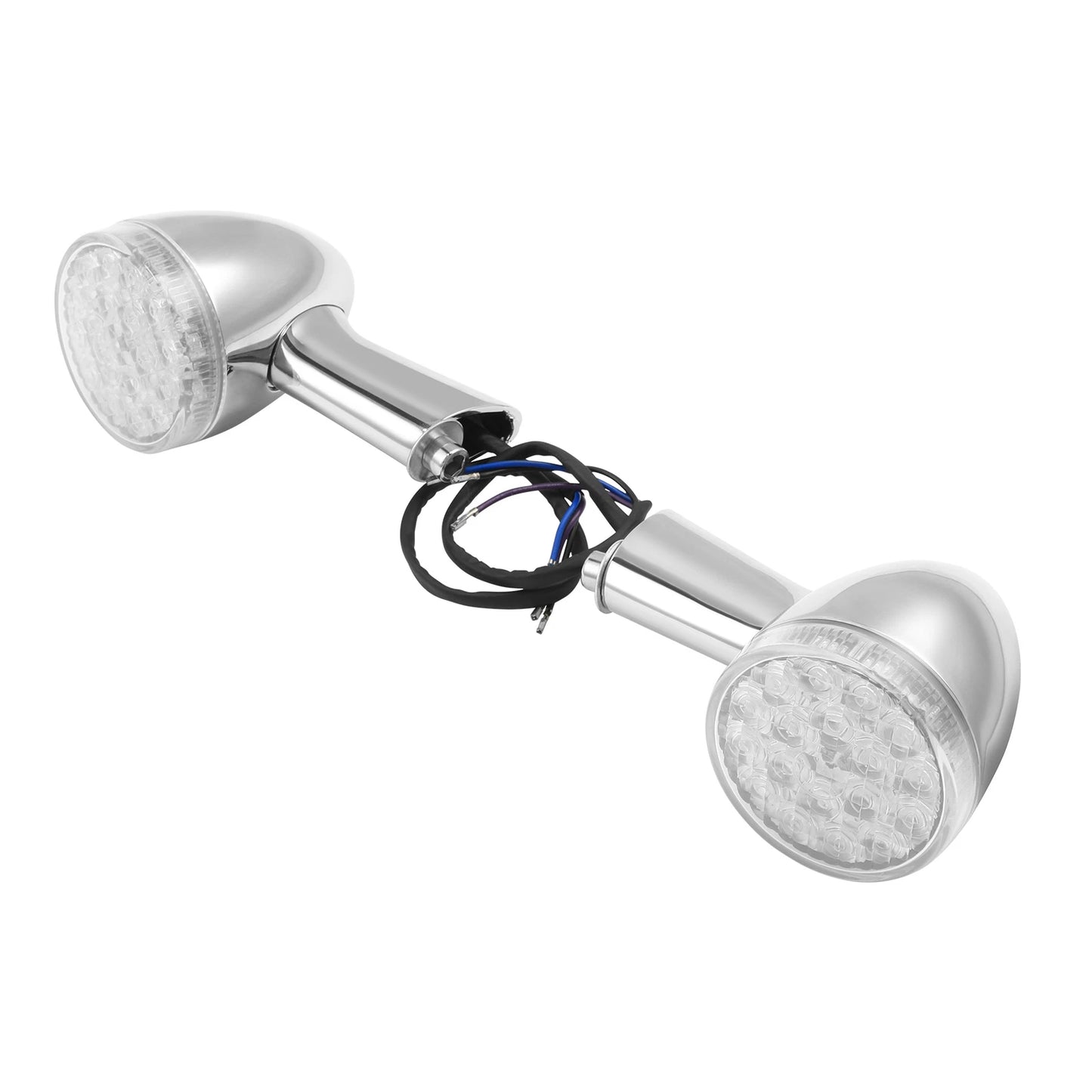 Chrome Rear Turn Signal Lights for Harley Touring, Softail (2000-2024)