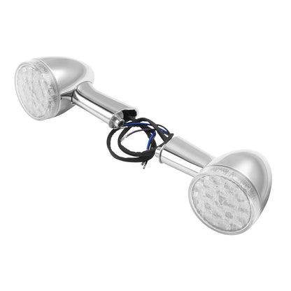 Chrome Rear Turn Signal Lights for Harley Touring, Softail (2000-2024)