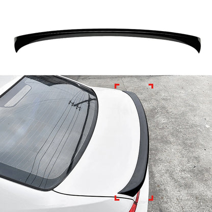 Gloss Black Rear Spoiler Lip for BMW 3 Series E90 (2005-2011)