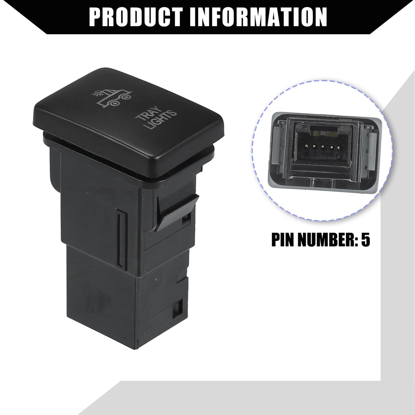Tray Lights Push Button Switch Set for Toyota Land Cruiser 4Runner (2003-2023)