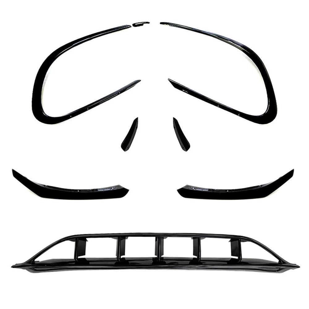 Front Bumper Splitter Canards for Benz CLA200 W117 C117 (2016-2019)