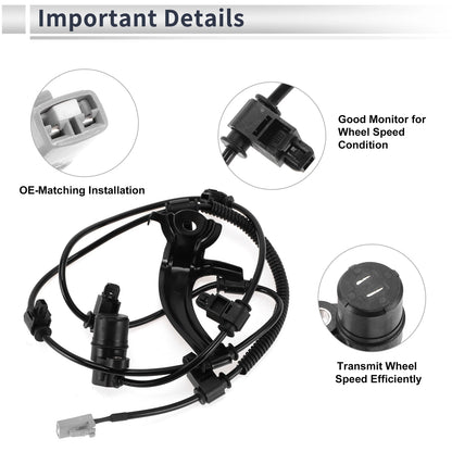 ABS Wheel Speed Sensor for Toyota Land Cruiser (1998-2007) 1 x Rear Left
