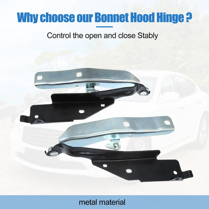 1 Pair Bonnet Hood Hinge for Infiniti Q50 Q60 Q70 Q70L (14-18)