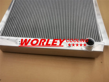 3-Row Aluminum Radiator & Fan for 1955-1959 Chevy Pickup Truck (1955-1959)