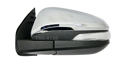 LH Side View Mirror Chrome 7 Wires for Toyota Fortuner (2015-2022)