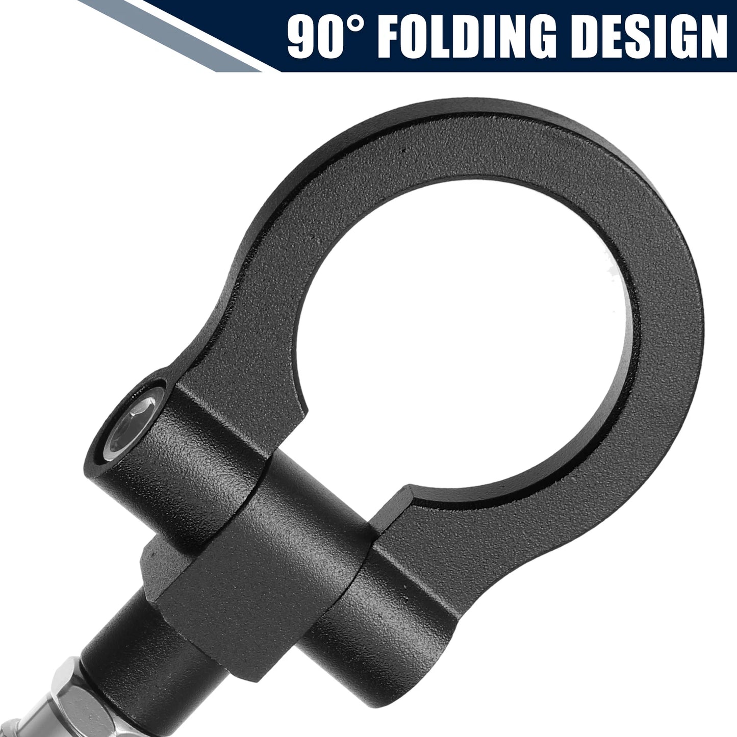 Black Round Tow Hook Eye for Mazda 3 (2004-2009)