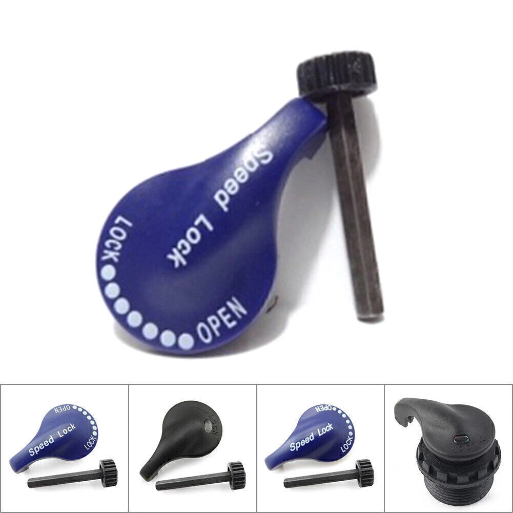 Suntour XCM/XCT Front Fork Speed Lock Cap Cover for Bicycle - Black Gear