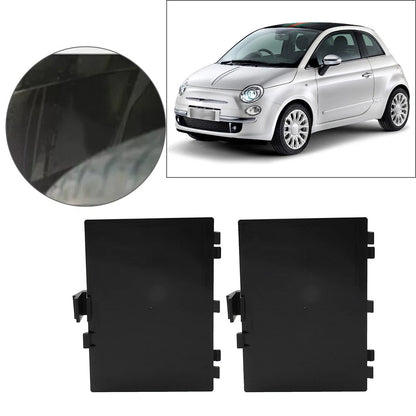 Black L+R Wheel Arch Liner Covers for Fiat 500 (2007-2020)