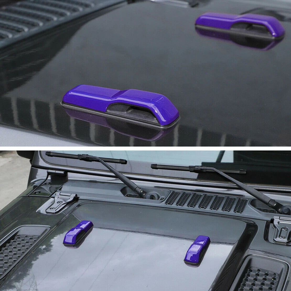 Front Engine Hood Hinge Cover Trim for Jeep Gladiator (2018-2021)