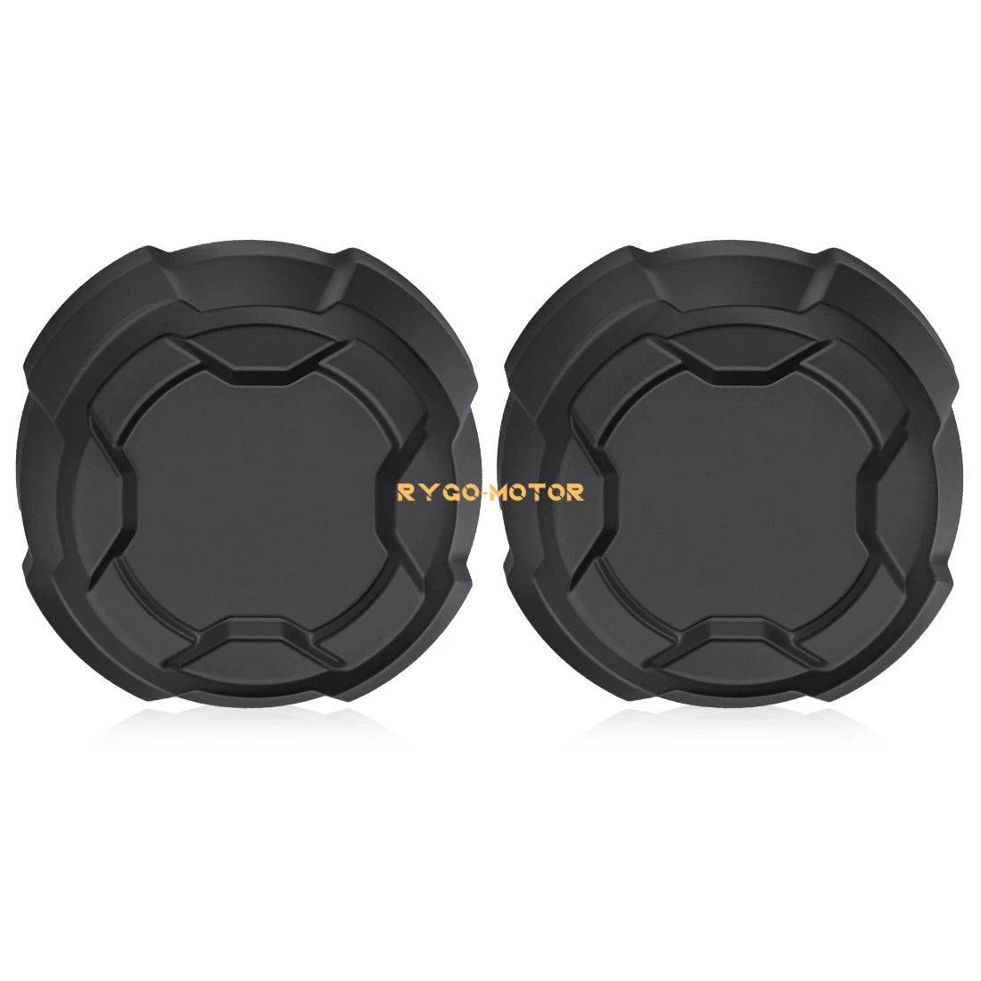 2 x Front Matte Black Rim Caps for Polaris Ranger SP 570 (2022–2024)