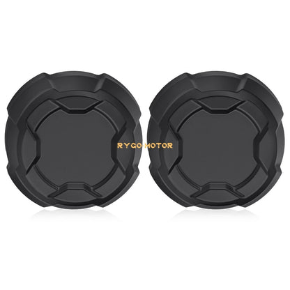 2 x Front Matte Black Rim Caps for Polaris Ranger SP 570 (2022–2024)