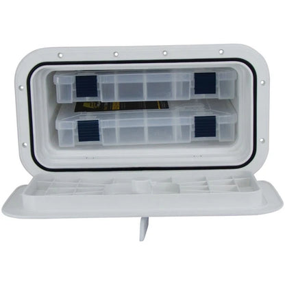 Fishing Tackle Box for Boat Storage - Plano 2-Tray Saltwater Tackle