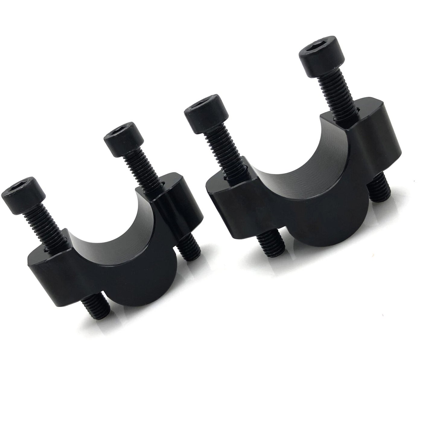 Handle Bar Riser Clamp Adapter Kit for YAMAHA TENERE 700 (2019-2023) Black